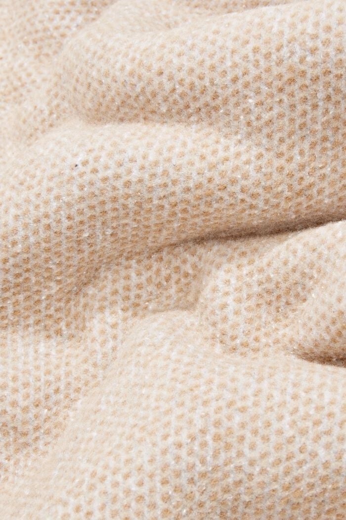 Soft throw in blended cotton, CURRY, detail image number 1