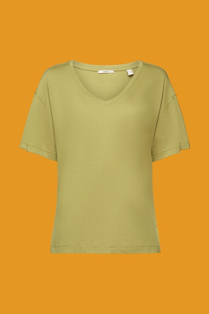 Oversized t-shirt, TENCEL™, PISTACHIO GREEN, detail image number 6