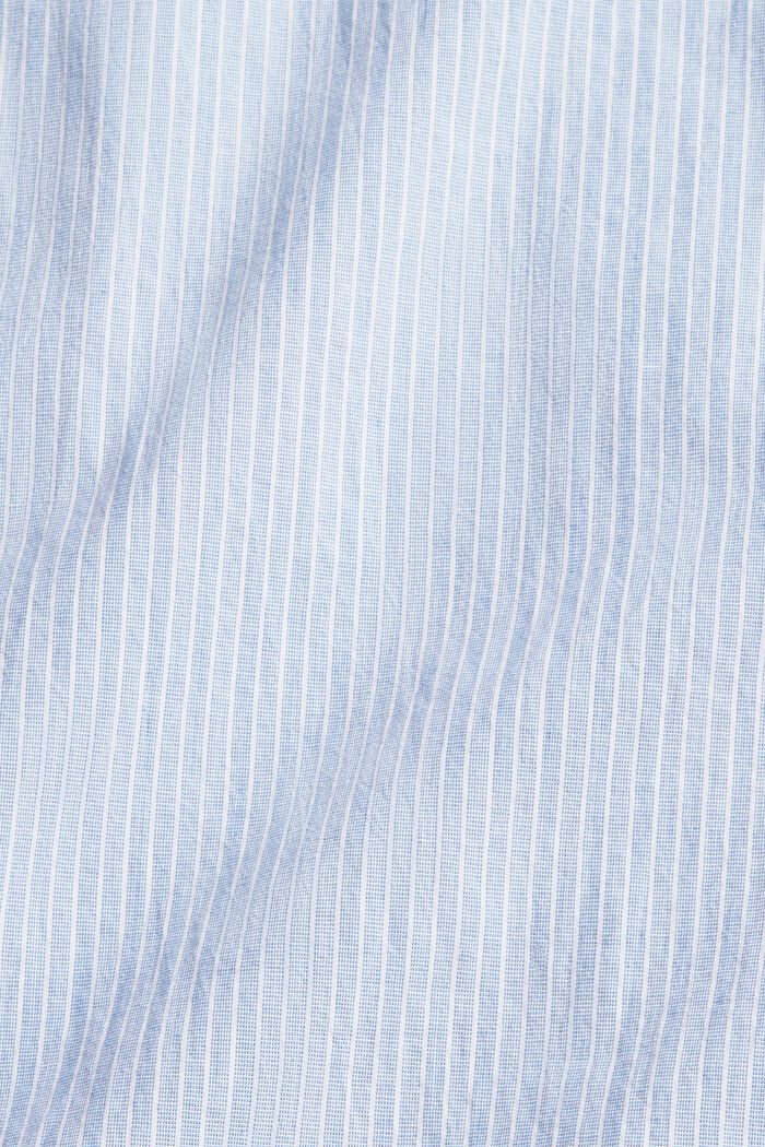 Cotton shirt dress, LIGHT BLUE, detail image number 4