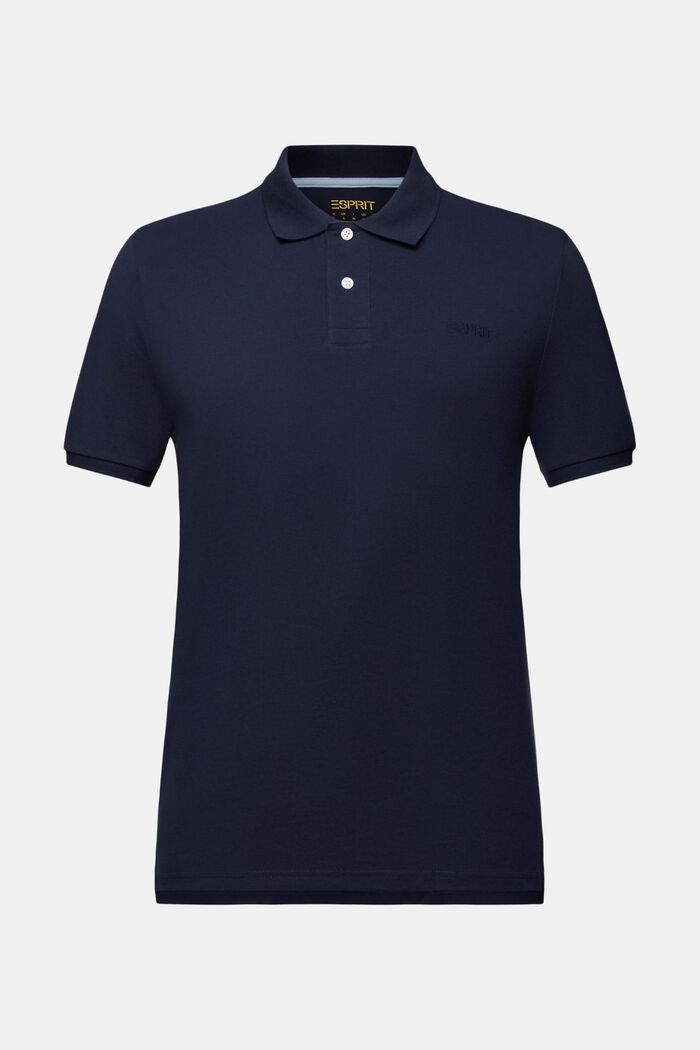 Piqué Polo Shirt, NAVY, detail image number 7