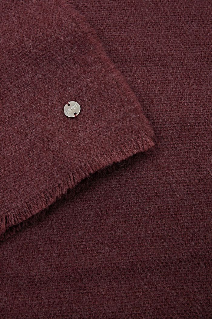 Cosy Scarf, BORDEAUX RED, detail image number 1