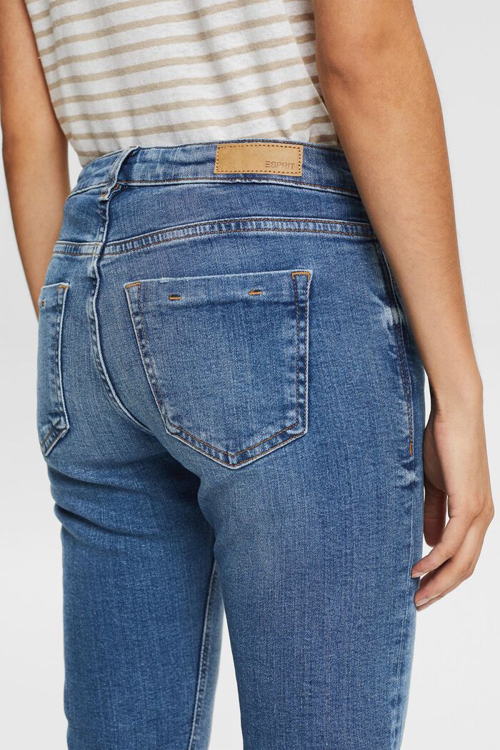 Capri-length jeans, BLUE MEDIUM WASHED, detail image number 2