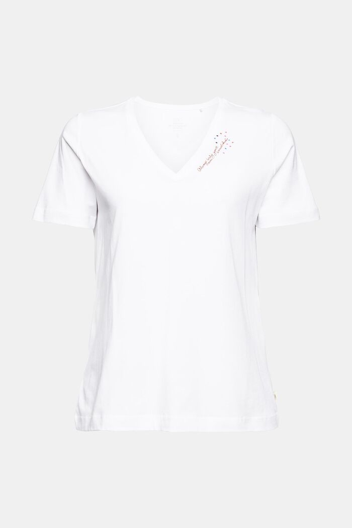 T-shirt made of 100% organic cotton, WHITE, detail image number 6