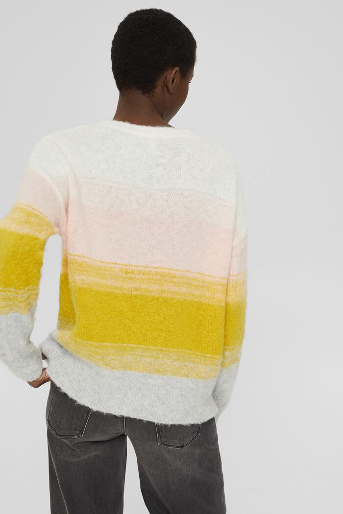 With wool: jumper with colour gradation, PASTEL PINK, detail image number 3