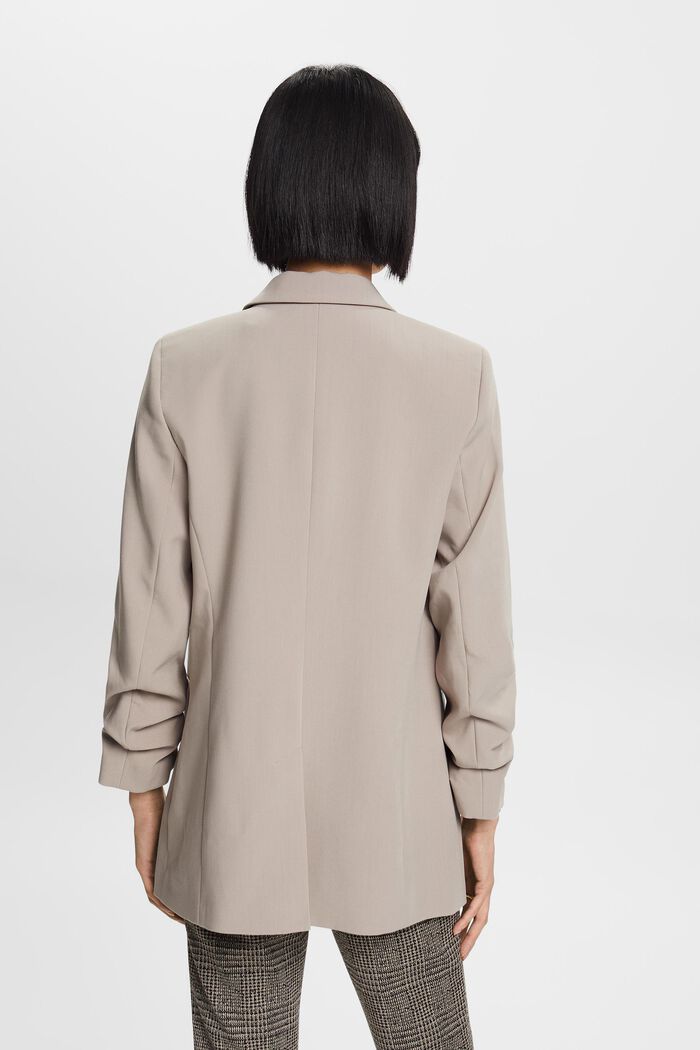 Blazer with draped sleeves, TAUPE, detail image number 3