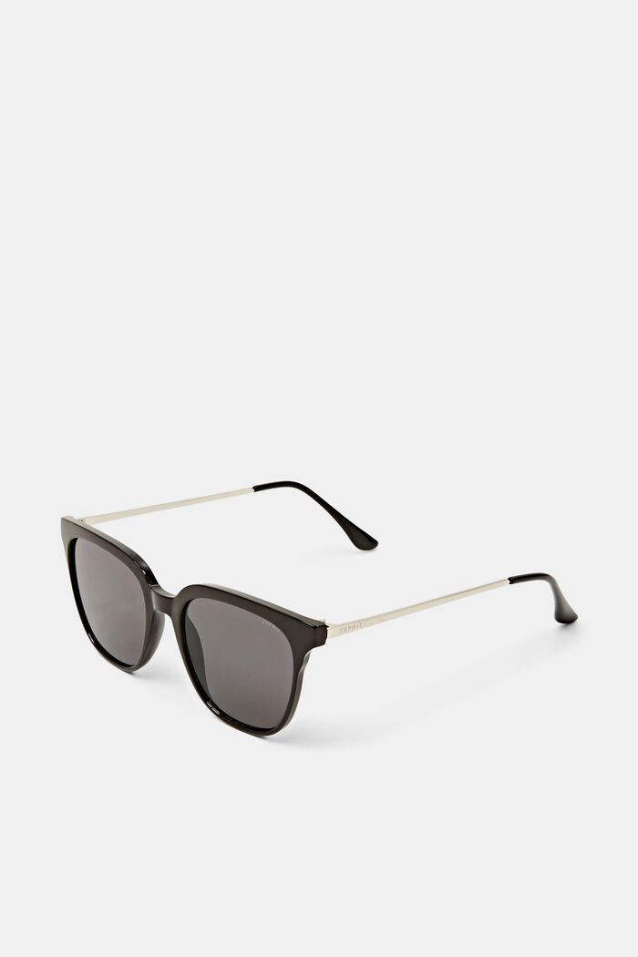 Square Framed Sunglasses, BLACK, detail image number 2