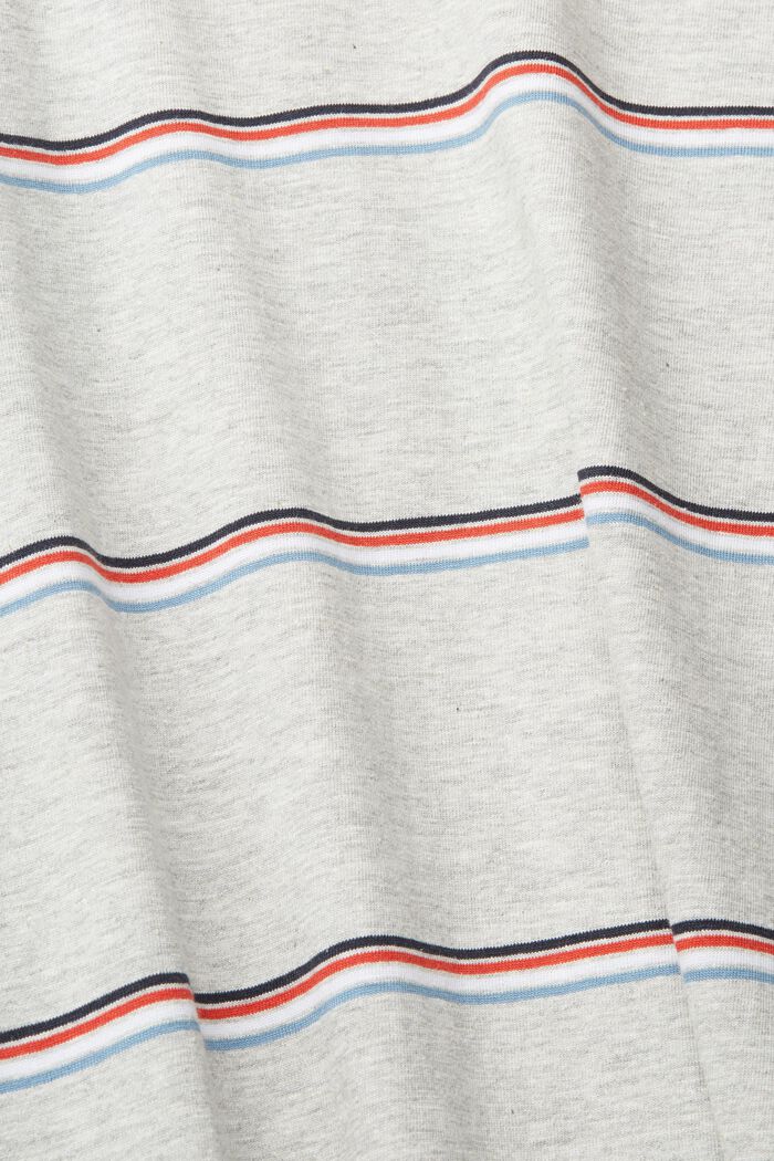 Jersey T-shirt with stripes, LIGHT GREY, detail image number 5