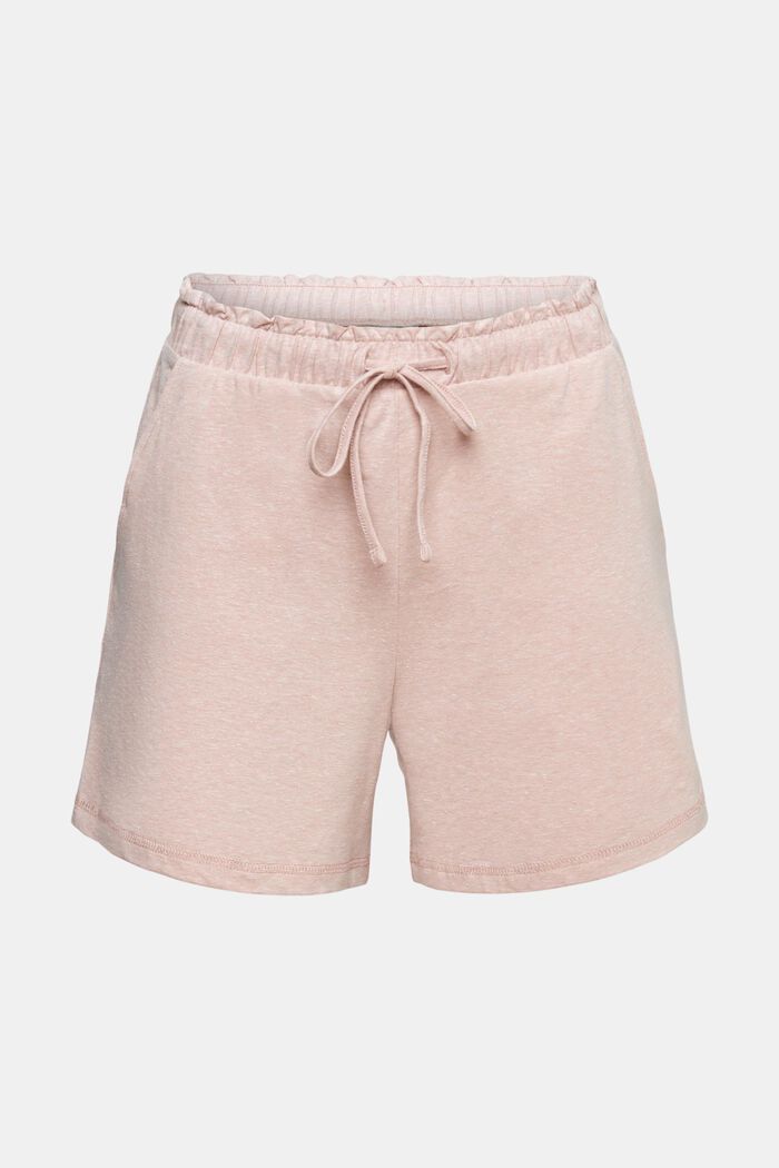 Jersey shorts with elasticated waistband, OLD PINK, detail image number 6