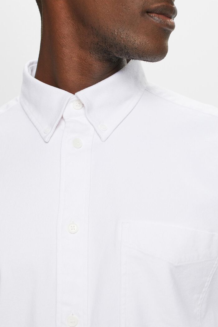 Twill Regular Fit Shirt, WHITE, detail image number 3