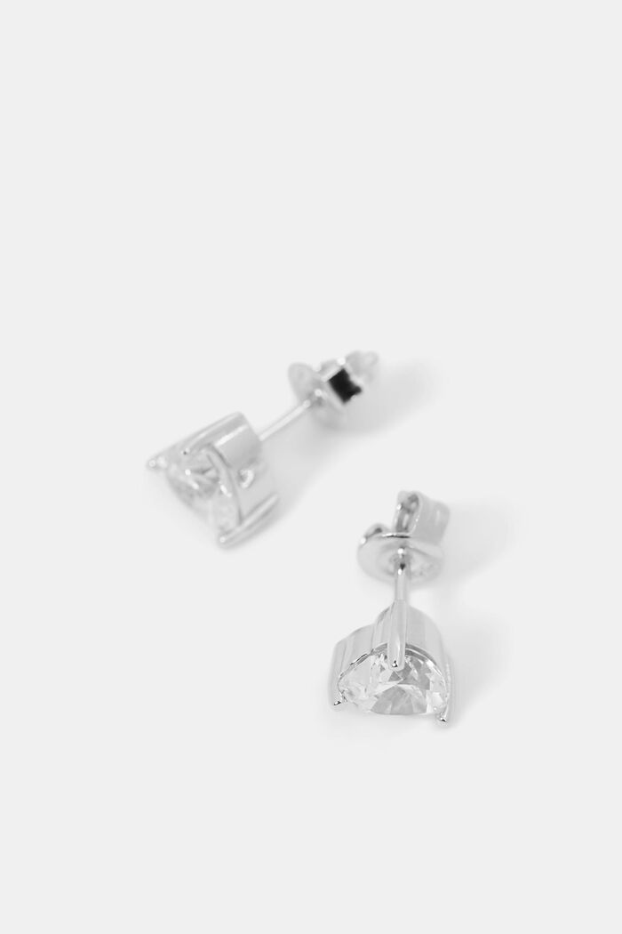 Silver earrings, SILVER, detail image number 1