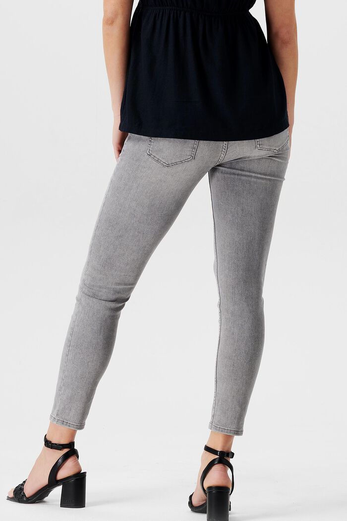 Skinny fit jeans with over-the-bump waistband, GREY DENIM, detail image number 1