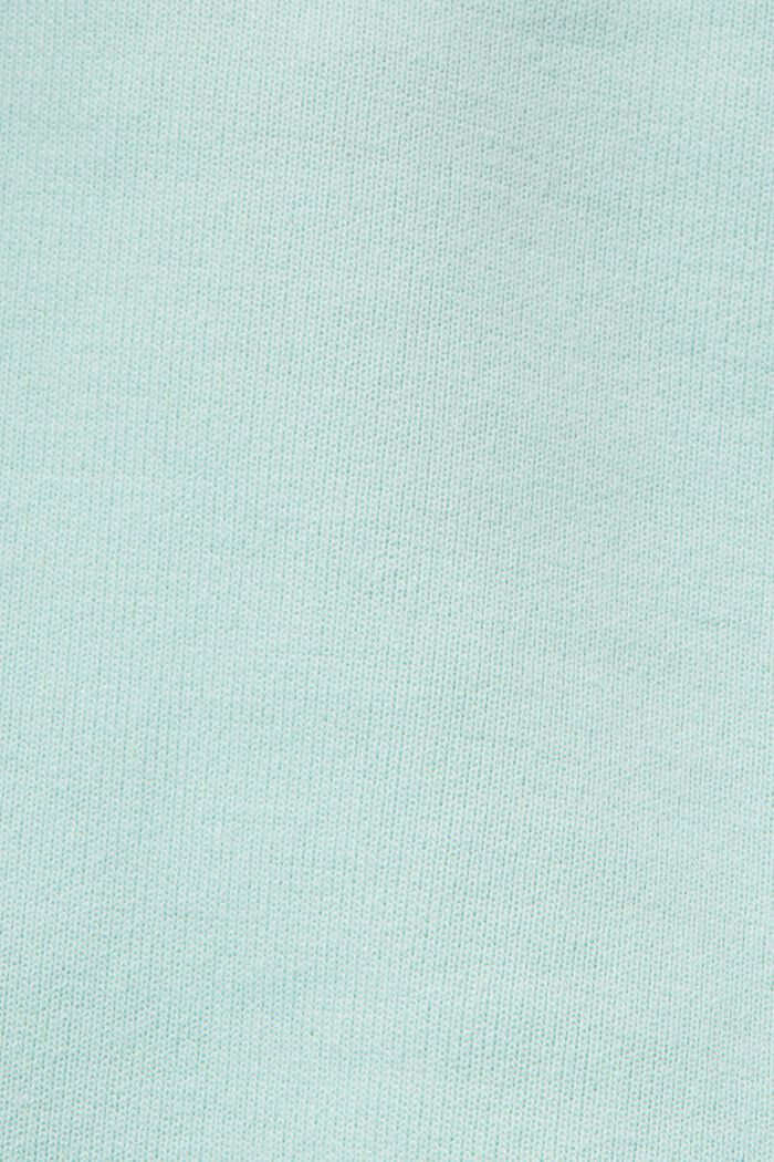 Recycled: sports sweat shorts, LIGHT AQUA GREEN, detail image number 5