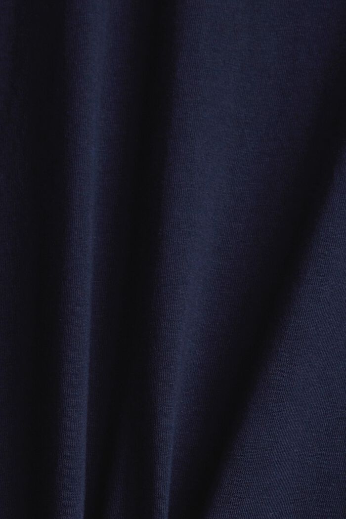 Jersey T-shirt with a large front print, NAVY, detail image number 4