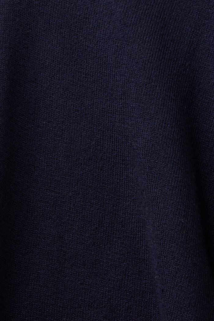 V-Neck Sweater, NAVY, detail image number 6