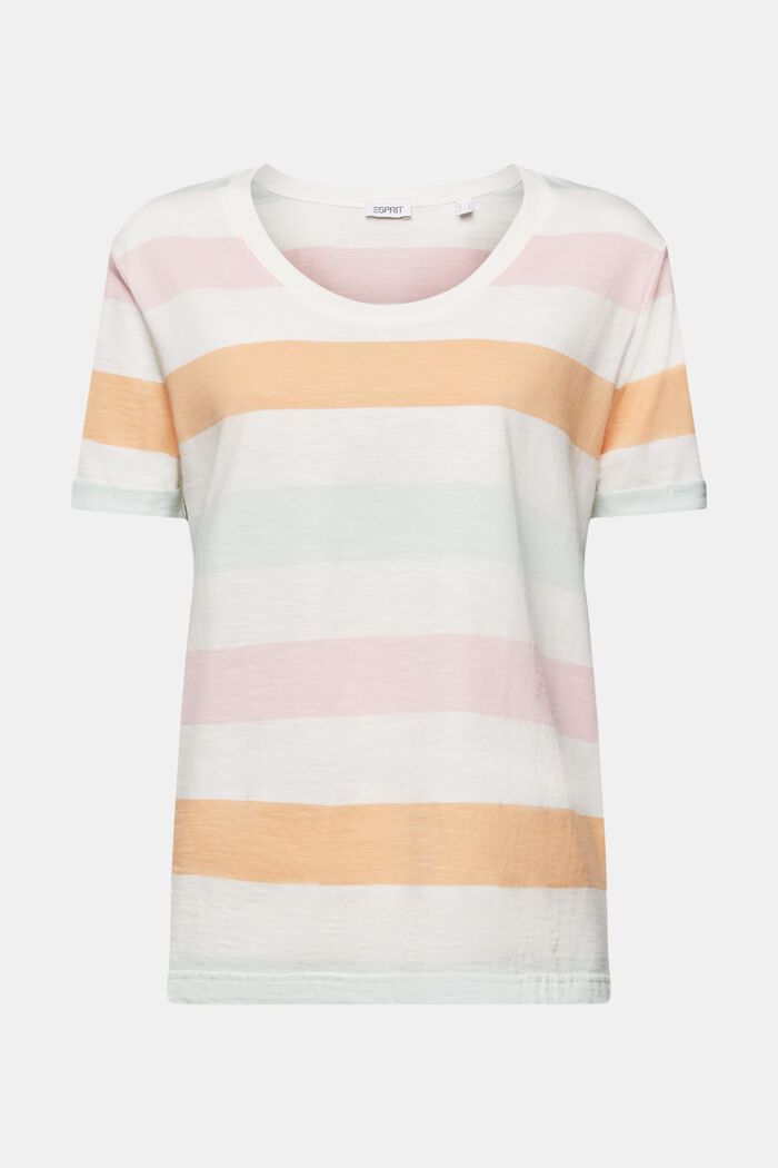 Striped Jersey T-Shirt, OFF WHITE, detail image number 6