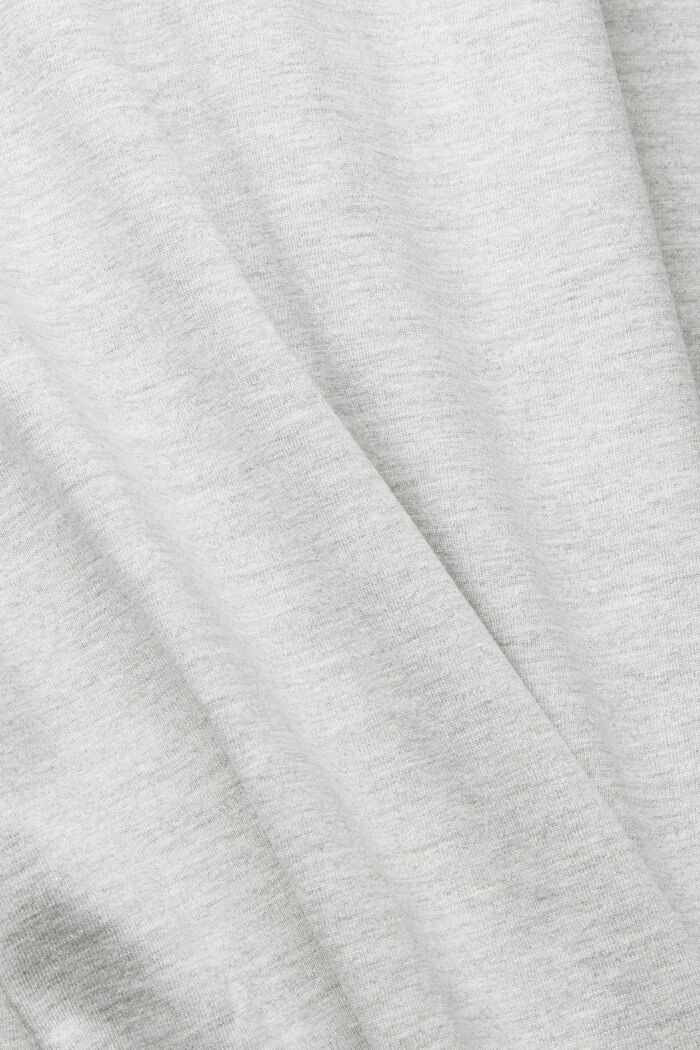 Jersey T-shirt with a small printed motif, LIGHT GREY, detail image number 5
