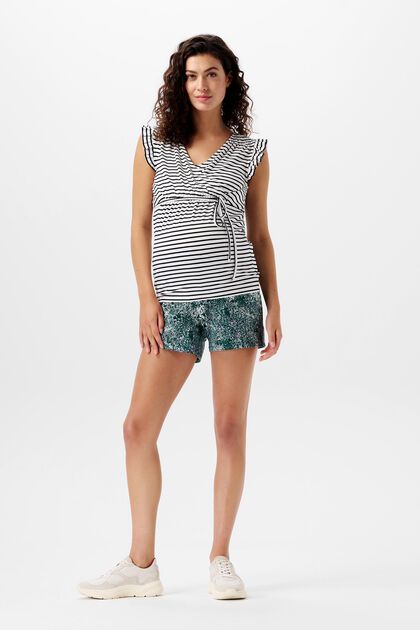 Jersey shorts with all-over print