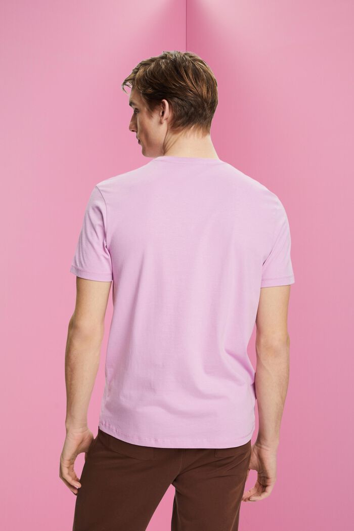 Sustainable cotton T-shirt with print, LILAC, detail image number 3