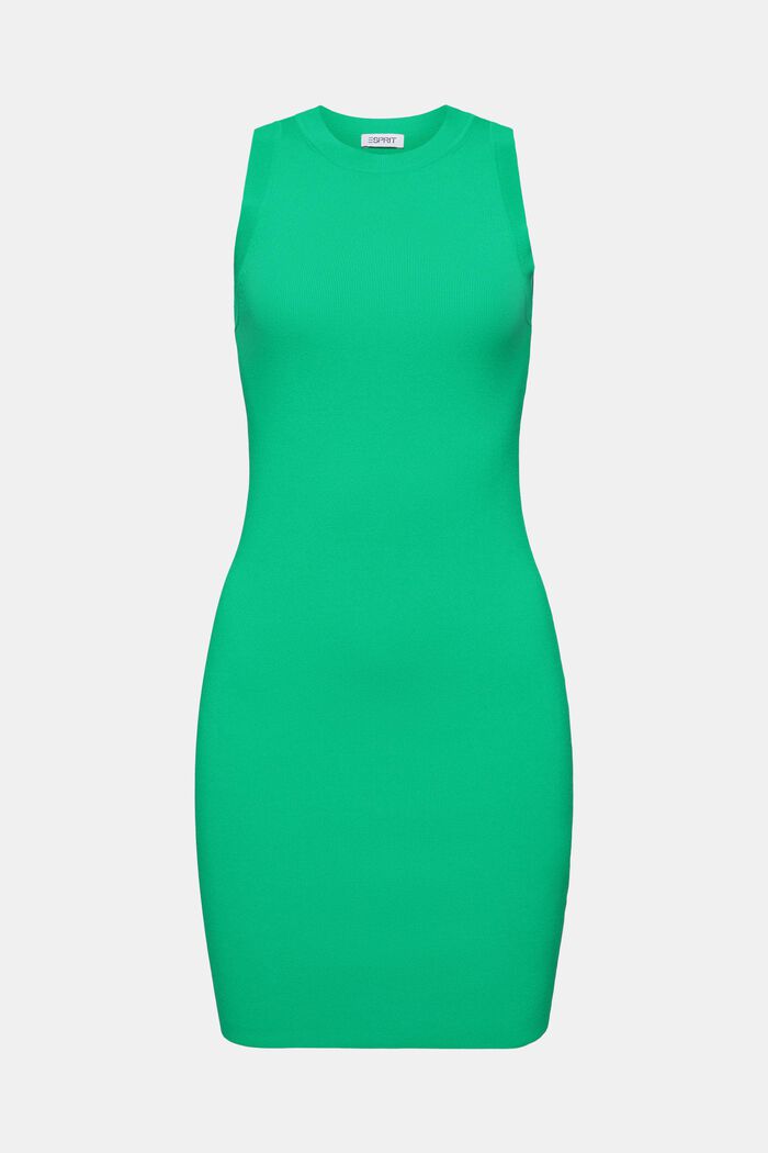 Tech Knit Sleeveless Mini Dress, GREEN, detail image number 6