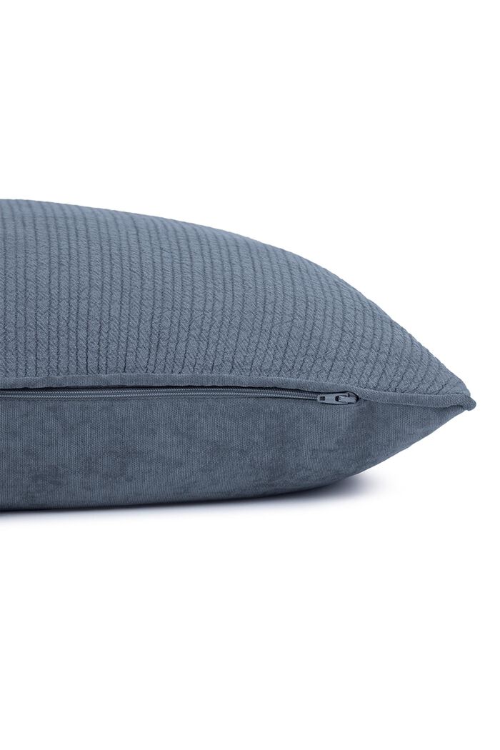 Plain coloured decorative cushion cover, BLUE, detail image number 3
