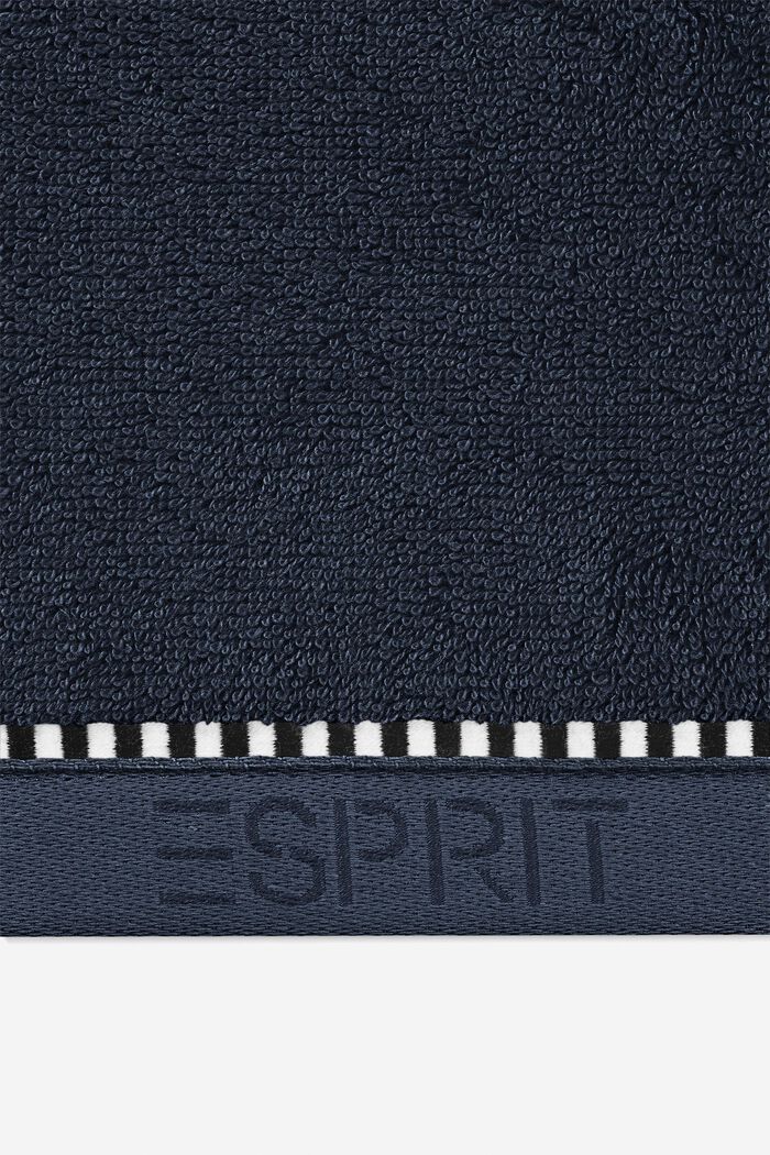 With TENCEL™: terry cloth towel collection, NAVY BLUE, detail image number 1
