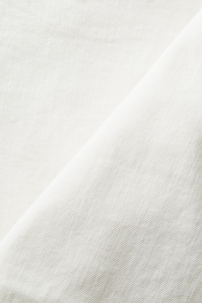 Cotton jeans with a straight leg, OFF WHITE, detail image number 6
