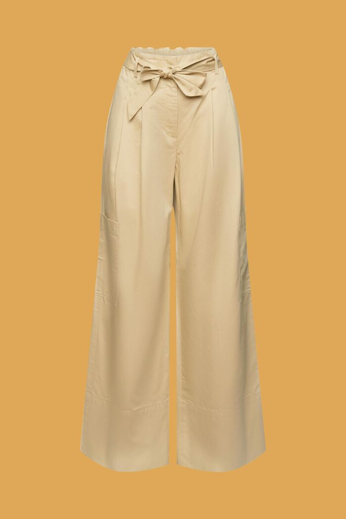 Wide leg cargo trousers, SAND, detail image number 7