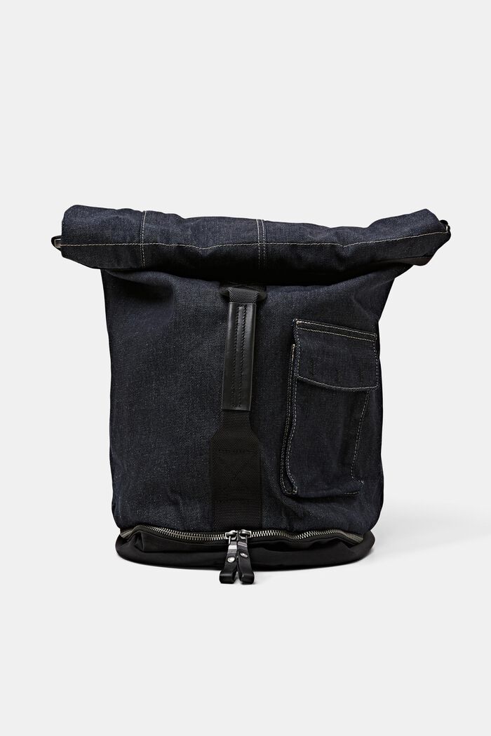 Denim Backpack, NAVY, detail image number 0