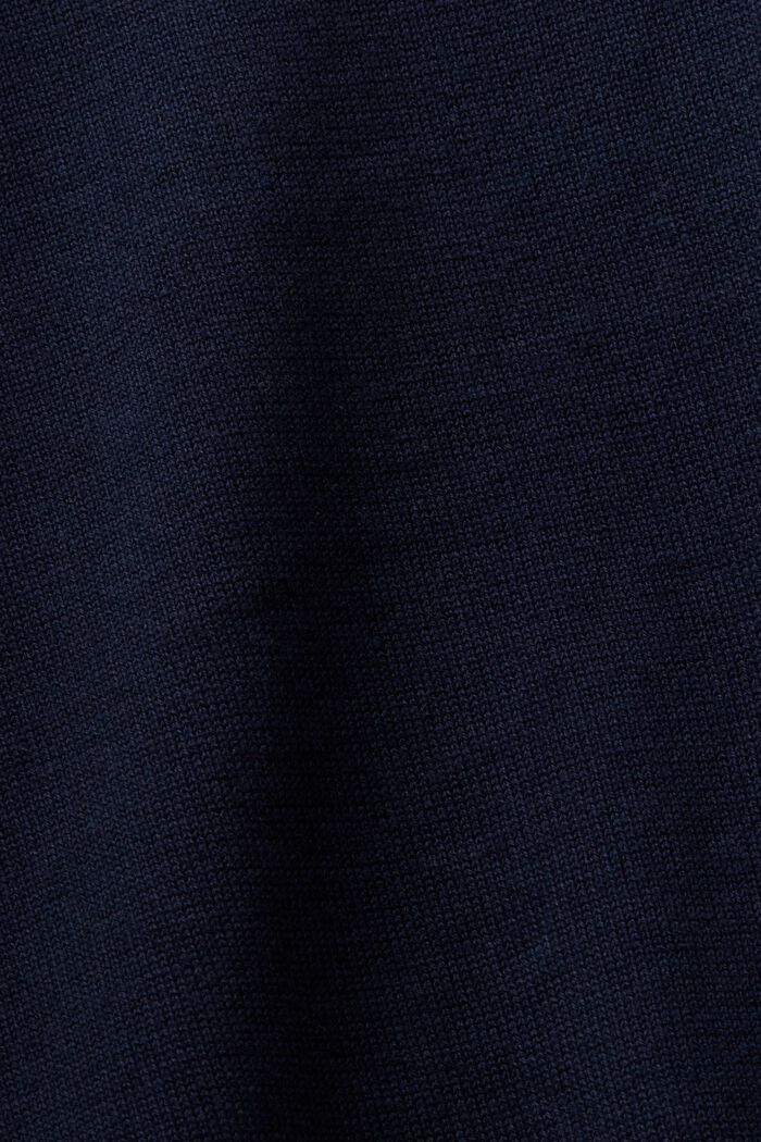 Cotton Crewneck Sweater, NAVY, detail image number 5
