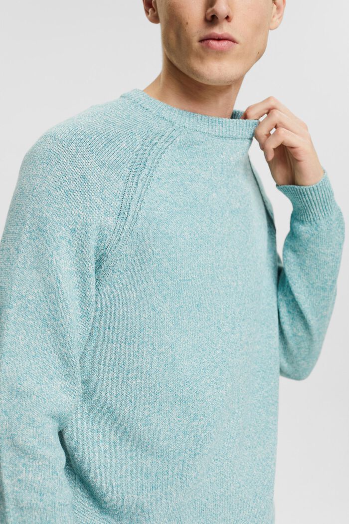 Fashion Sweater, TURQUOISE, detail image number 2