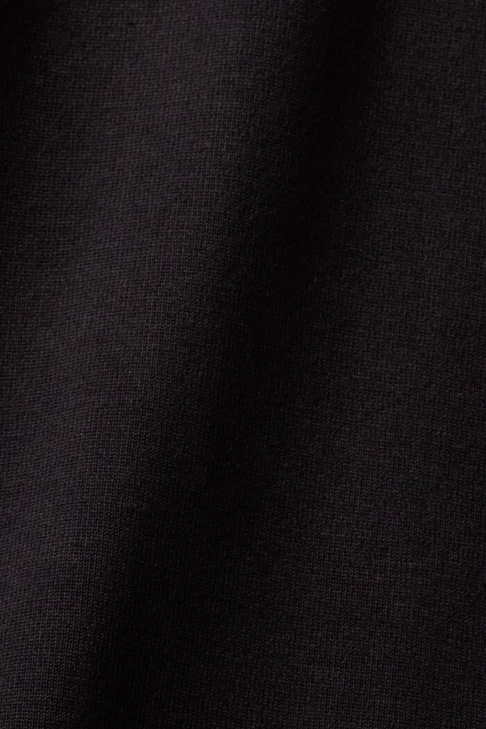 Knitted mini dress, BLACK, detail image number 4
