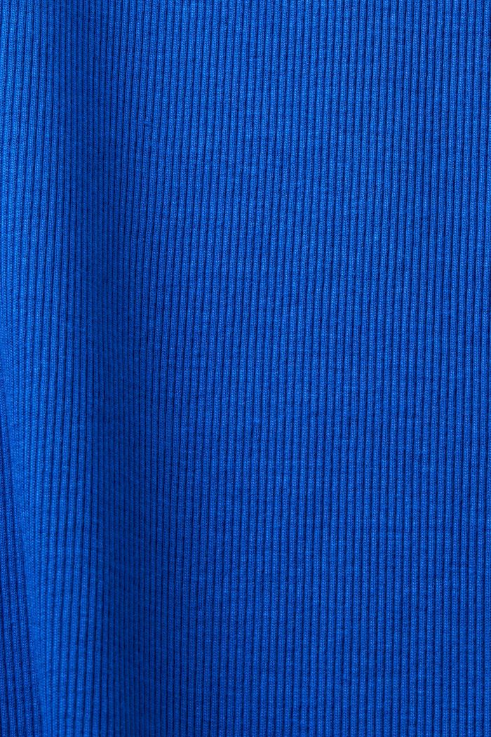 Ribbed Tank Top, BRIGHT BLUE, detail image number 5