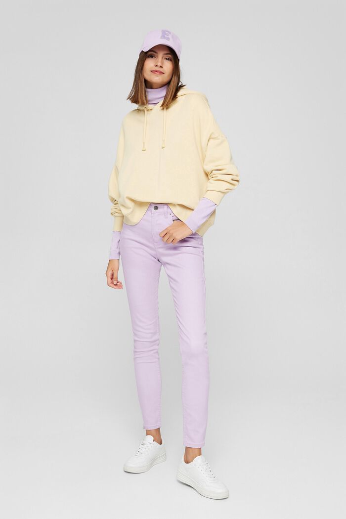Trousers with a zip pocket, LILAC, detail image number 1