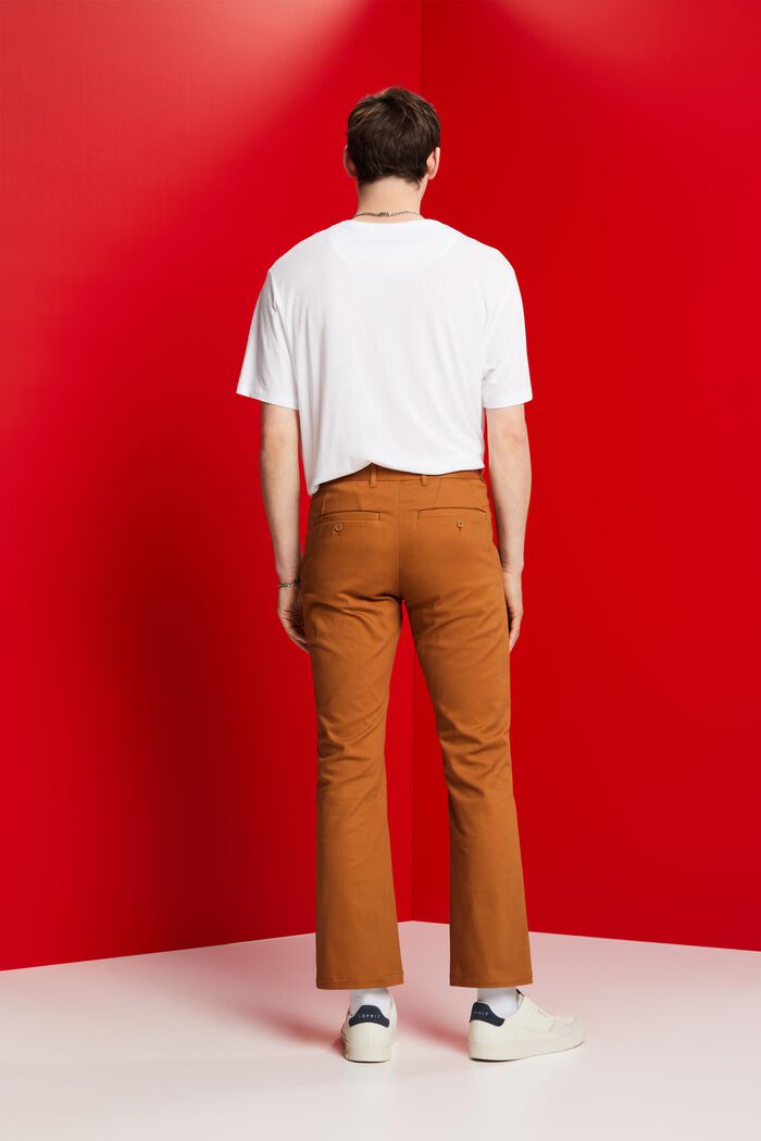 Chino trousers, BROWN, detail image number 3