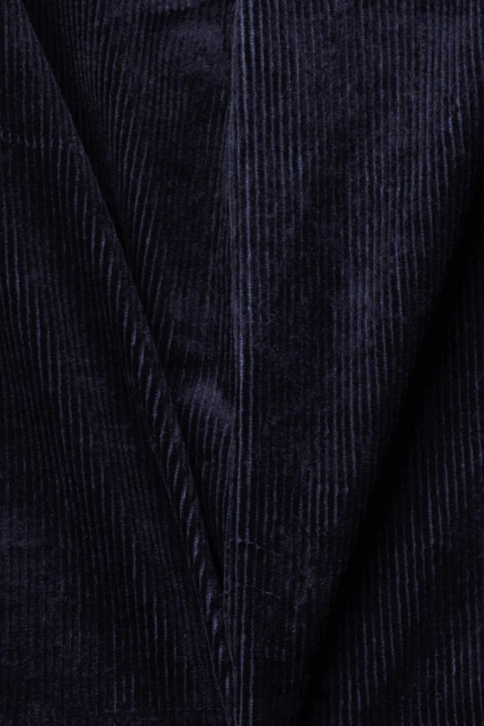 Mid-rise corduroy trousers, NAVY, detail image number 1
