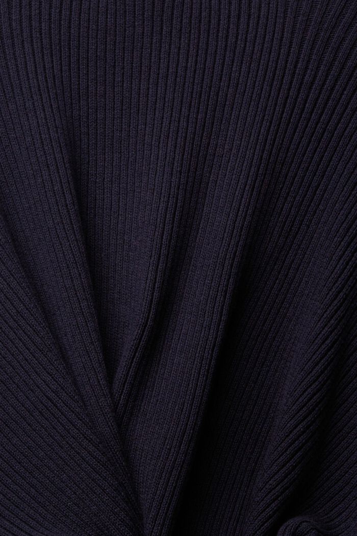Knitted Cardigan, NAVY, detail image number 1