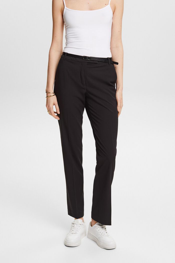 PURE BUSINESS mix & match trousers, BLACK, detail image number 0