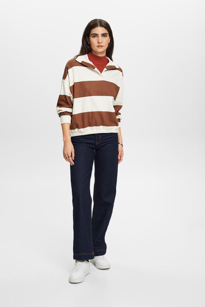 Striped Sweatshirt, ICE, detail image number 1