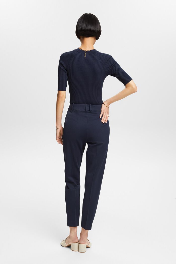 SPORTY PUNTO mix & match tapered trousers, NAVY, detail image number 2