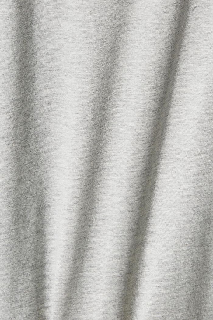 T-shirt with print on the back, LIGHT GREY, detail image number 5