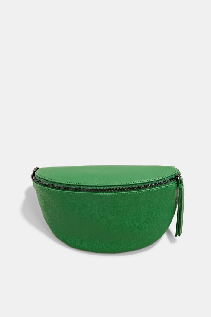 Faux leather cross-body bag, GREEN, detail image number 0