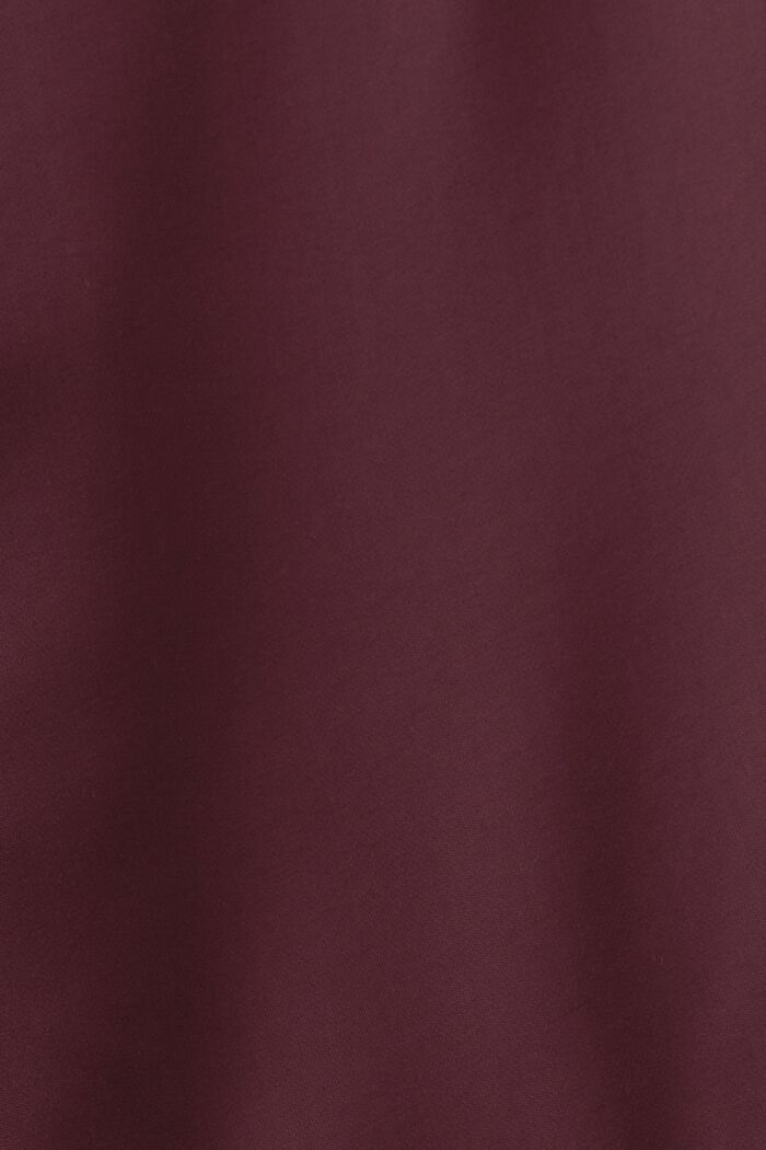 Satin chemise, LENZING™ ECOVERO™, BORDEAUX RED, detail image number 5