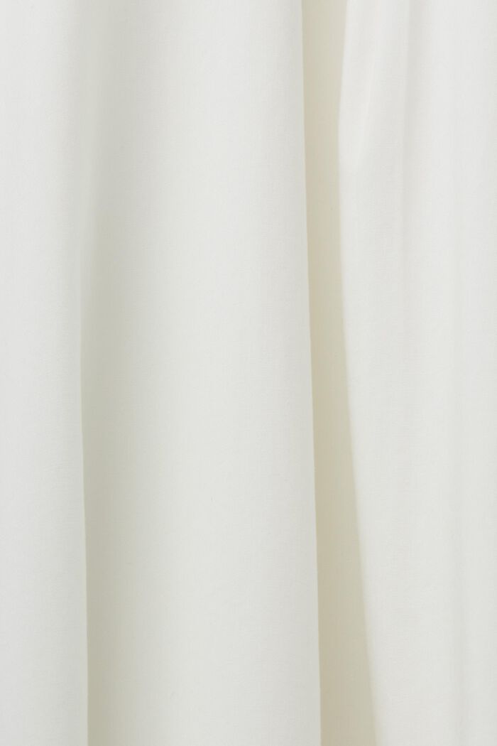 Midi dress with embroidery, LENZING™ ECOVERO™, WHITE, detail image number 5