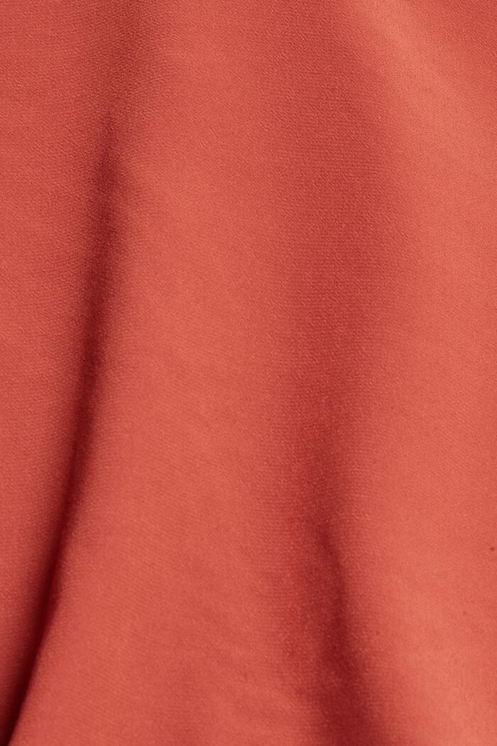 Blouse with a Carmen neckline, TERRACOTTA, detail image number 4