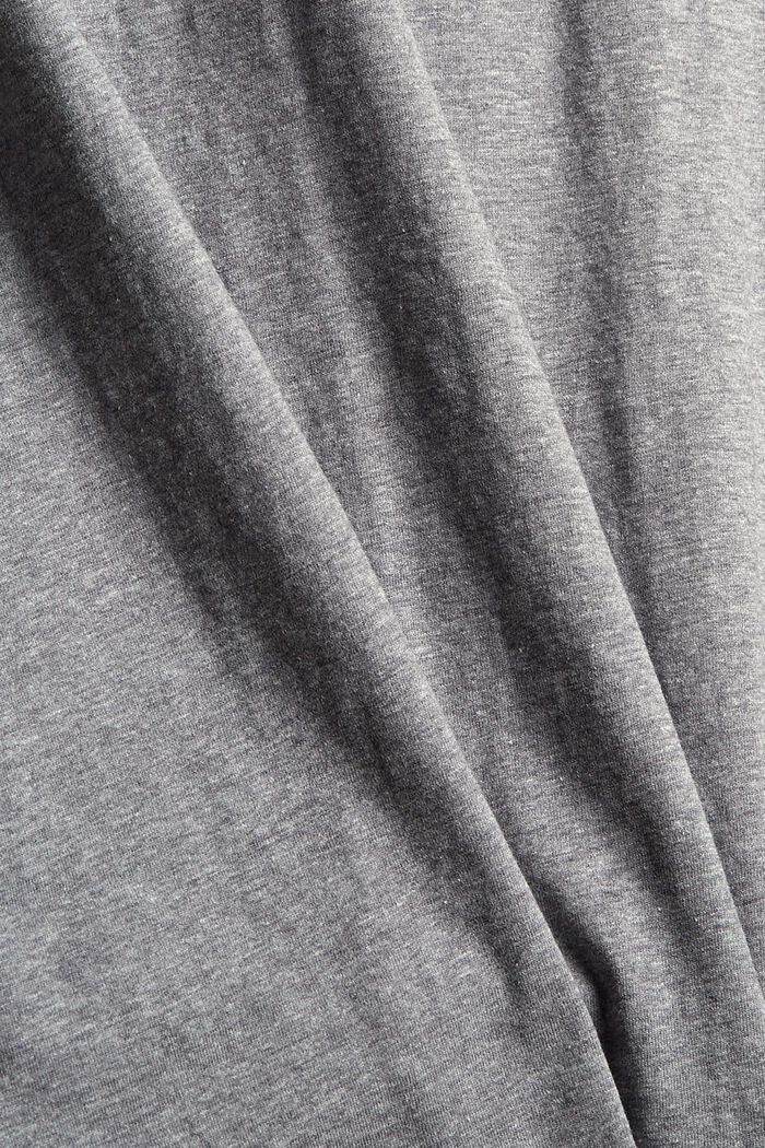 Made of recycled material: jersey T-shirt with THERMOLITE®, MEDIUM GREY, detail image number 4