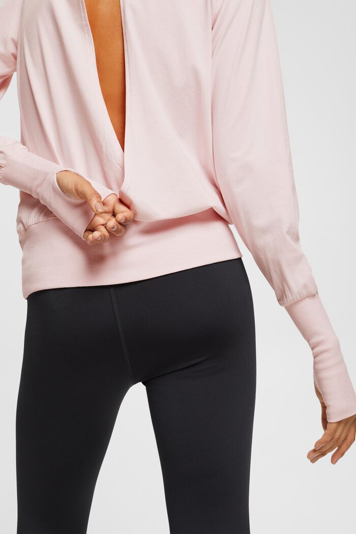 Long sleeve top with thumb holes, LIGHT PINK, detail image number 2