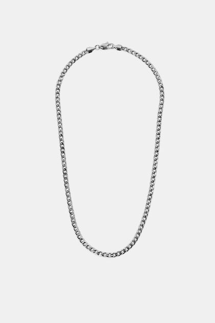 Chain necklace in shiny metal
