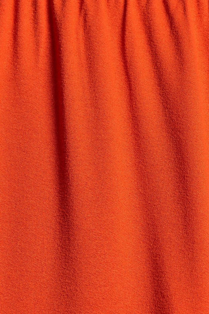 Jersey skirt made of LENZING™ ECOVERO™, ORANGE RED, detail image number 4