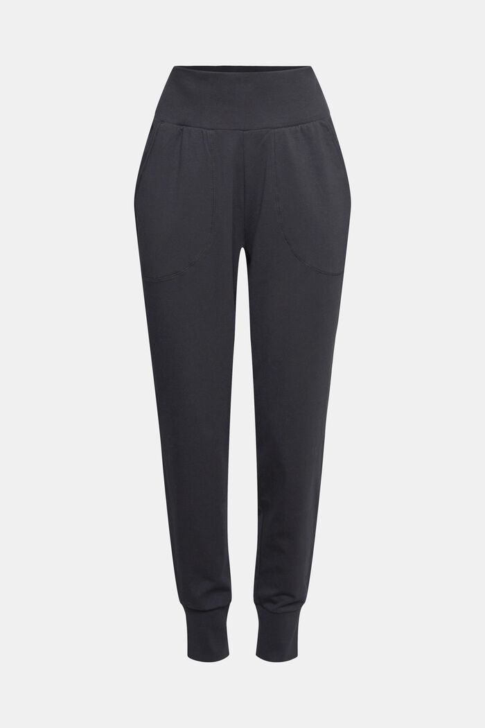 Cotton-jersey sports trousers, BLACK, detail image number 7