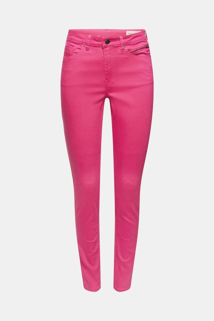 Trousers with a zip pocket, PINK FUCHSIA, detail image number 7